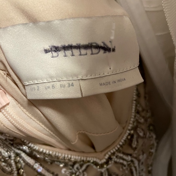 BHLDN beaded gown size 2 - Picture 6 of 6